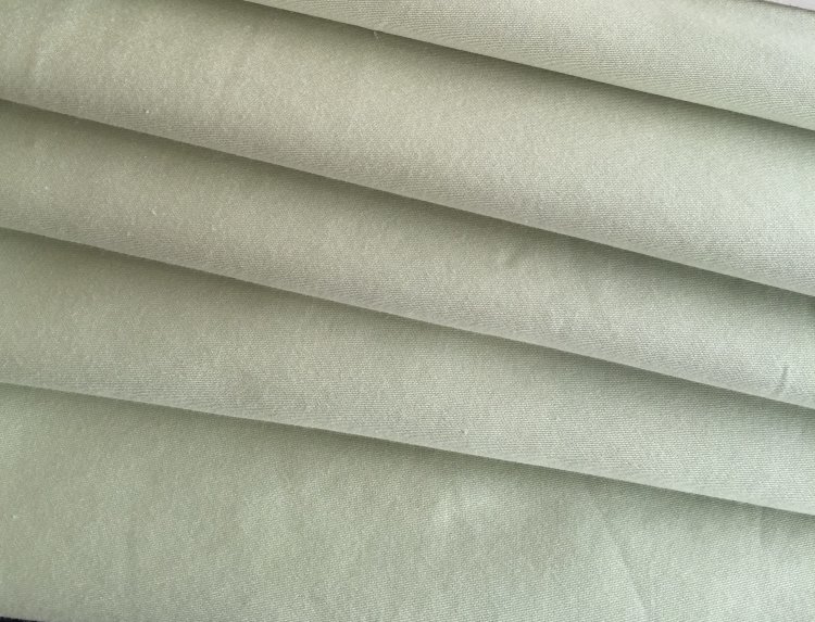 Ткань сатин в рулоне №5 (светло-оливковый), (КНР, Хлопок 100%, пл. 126 гр/м²)
