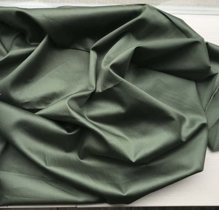 Ткань сатин в рулоне BGS084 (Laurel Wreath), (КНР, Хлопок 100%, пл. 130 гр/м²)